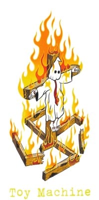 Toy Machine Charred Cross Sticker - view large