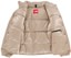 The North Face TNF Red Box Down Jacket - mushroom grey - open