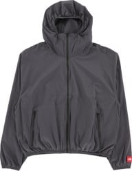 The North Face TNF Red Box Packable Hooded Wind Jacket - obsidian
