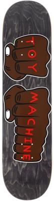 Toy Machine Fists 8.0 Skateboard Deck - black v2 - view large
