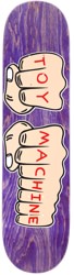 Toy Machine Fists 8.0 Skateboard Deck - navy v1
