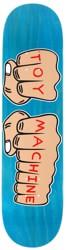 Toy Machine Fists 8.0 Skateboard Deck - teal v1