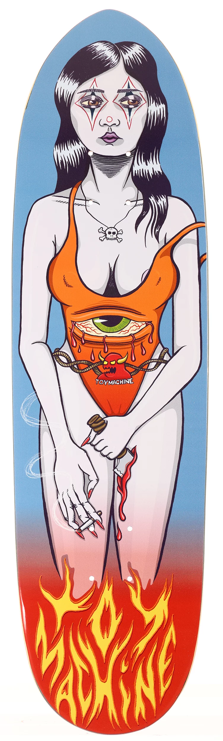 Toy Machine Halloween Girl 2025 8.63 Skateboard Deck - multi | Tactics