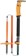 Backcountry Access Scepter Adjustable 4S Splitboard Poles - black/orange