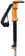 Backcountry Access Scepter Adjustable 4S Splitboard Poles - black/orange - detail