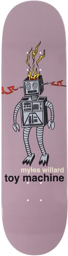Toy Machine Willard Robot Fire 8.25 Skateboard Deck | Tactics