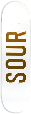 Sour Sour Army 8.0 Skateboard Deck - white/brown - view large