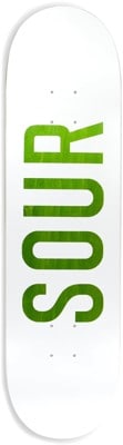 Sour Sour Army 8.0 Skateboard Deck - white/green - view large
