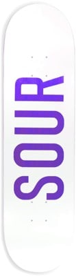 Sour Sour Army 8.0 Skateboard Deck - white/purple - view large