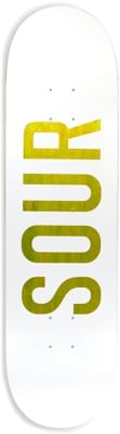 Sour Sour Army 8.0 Skateboard Deck - white/yellow - view large