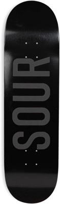 Sour Sour Army 8.25 Skateboard Deck - black/black - view large
