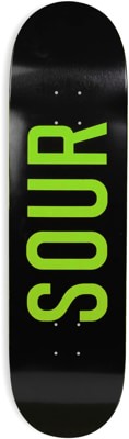Sour Sour Army 8.25 Skateboard Deck - black/green - view large