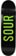 Sour Sour Army 8.25 Skateboard Deck - black/green
