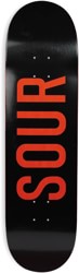 Sour Sour Army 8.25 Skateboard Deck - black/red