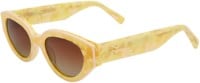 I-Sea Suki Polarized Sunglasses - citrus/brown gradient polarized lens