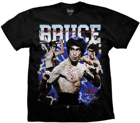 DGK Bruce Lee Immortality Boxy T-Shirt - black - view large
