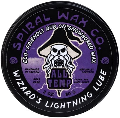 Spiral Wax Co Lightning Lube Rub On Snowboard Wax - purple - view large