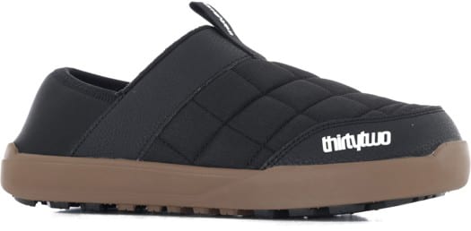Thirtytwo The Lounger Slippers - black/gum - view large