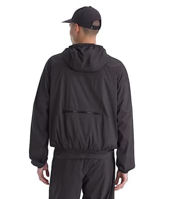 The North Face TNF Red Box Packable Hooded Wind Jacket - obsidian