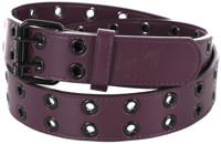 Loosey Grommet Hole Belt - purple
