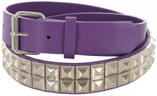 Loosey Stud Finder Belt - purple/silver studs - view large