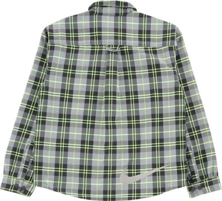 Nike SB Koston Flannel Shirt - dark smoke grey/volt | Tactics