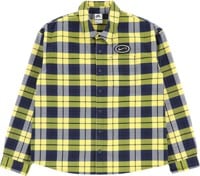 Nike SB Koston Flannel Shirt - midnight navy/speed yellow