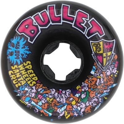 Slime Balls Bullet Riot Vomits Skateboard Wheels - black (97a) - view large