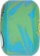 Slime Balls Greyson Fletcher Guest Chubbies Skateboard Wheels - green/blue swirl (99a) - side