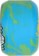 Slime Balls Greyson Fletcher Guest Vomit Mini Skateboard Wheels - green/blue swirl (99a) - side