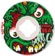 Slime Balls Roskopp Face Two Hardline Skateboard Wheels - white (95a)