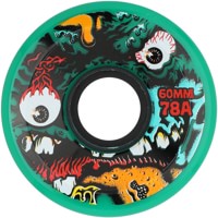 Slime Balls Roskopp Face Two OG Slime Reissue Cruiser Skateboard Wheels - green (78a)