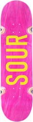 Sour Sour Army Wheel Wells 8.5 Skateboard Deck - pink