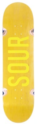 Sour Sour Army Wheel Wells 8.5 Skateboard Deck - yellow - view large