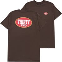 Thirtytwo 32 Art T-Shirt - brown