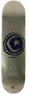 Foundation Campbell Star & Moon 8.38 Skateboard Deck - gold foil - view large