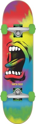 Santa Cruz Big Mouth Tie Dye 8.0 Complete Skateboard - view large