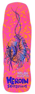 Heroin Nolan Knock Off 10.25 Skateboard Deck - view large