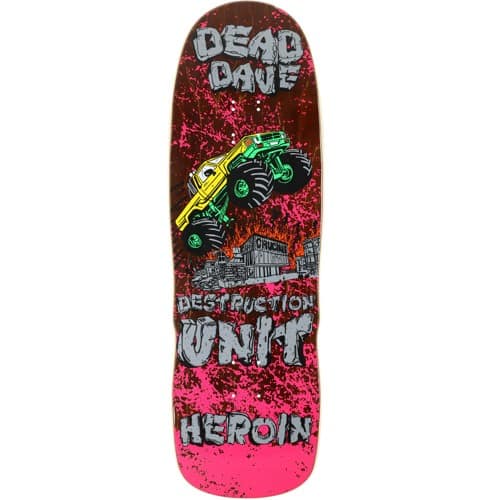 Heroin Dead Dave Knock Off 10.1 Skateboard Deck | Tactics