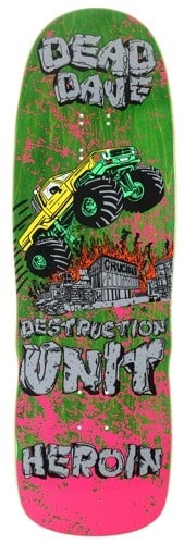 Heroin Dead Dave Knock Off 10.1 Skateboard Deck | Tactics
