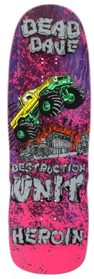 Heroin Dead Dave Knock Off 10.1 Skateboard Deck - navy - view large