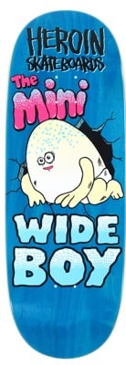 Heroin Mini Wide Boy 10.5 Skateboard Deck - blue - view large