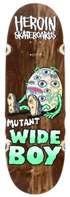 Heroin Mutant Wide Boy 10.4 Skateboard Deck - brown - view large