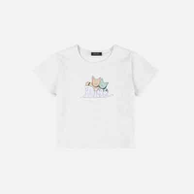 Dime Women's Fluff T-Shirt - ash - view large