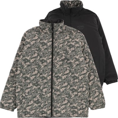 Howl Reversible Coaches Jacket - black/camo - view large