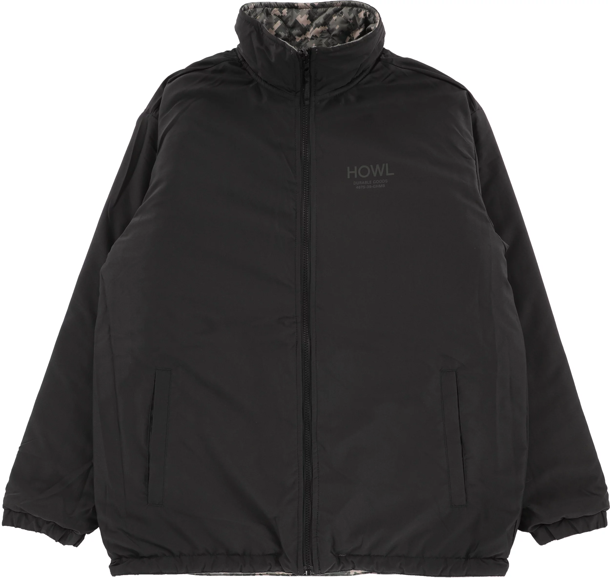 Howl Reversible Coaches Jacket - black/camo | Tactics