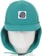 Spiral Wax Co Heater Earflap Hat - teal - alternate front