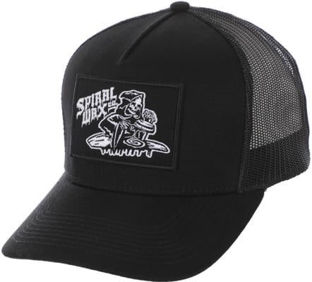 Spiral Wax Co Reaper Mesh Trucker Hat - black - view large