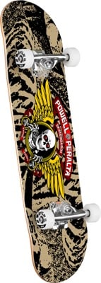 Powell Peralta Winged Ripper Birch 8.0 Complete Skateboard - khaki/black - view large