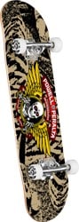 Powell Peralta Winged Ripper Birch 8.0 Complete Skateboard - khaki/black